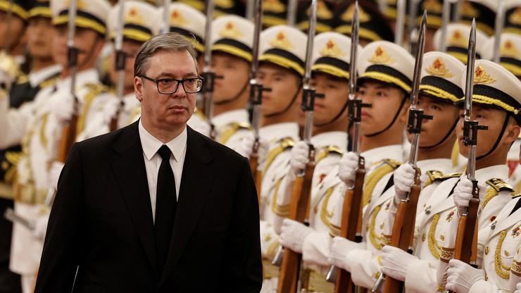 Serbian President Aleksandar Vucic visits China