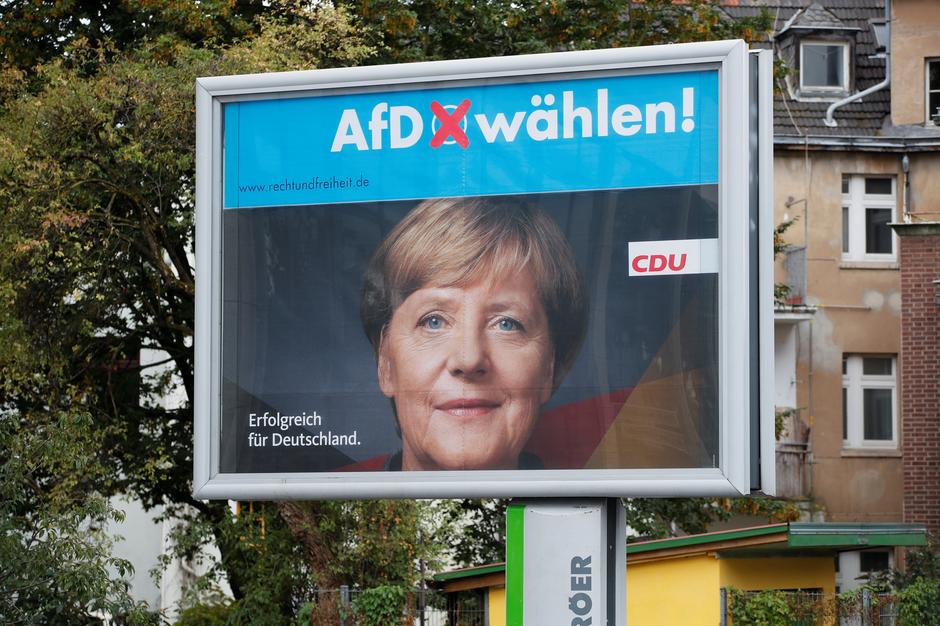 AfD, predizborni skup 2017. protiv A. Merkel | Author: Wolfgang Rattay/REUTERS/PIXSELL