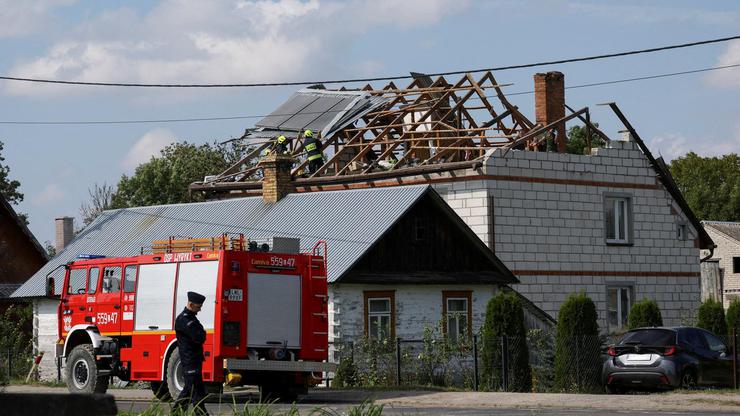FILE PHOTO: Drones shot down in Polish airspace prompt military patrols