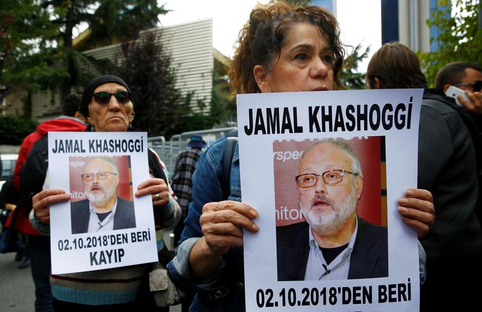 Demonstranti traže Jamala Khashoggija | Author: MURAD SEZER/REUTERS/PIXSELL