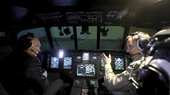 Russian President Putin Visits the Ulan-Ude Aviation Plant