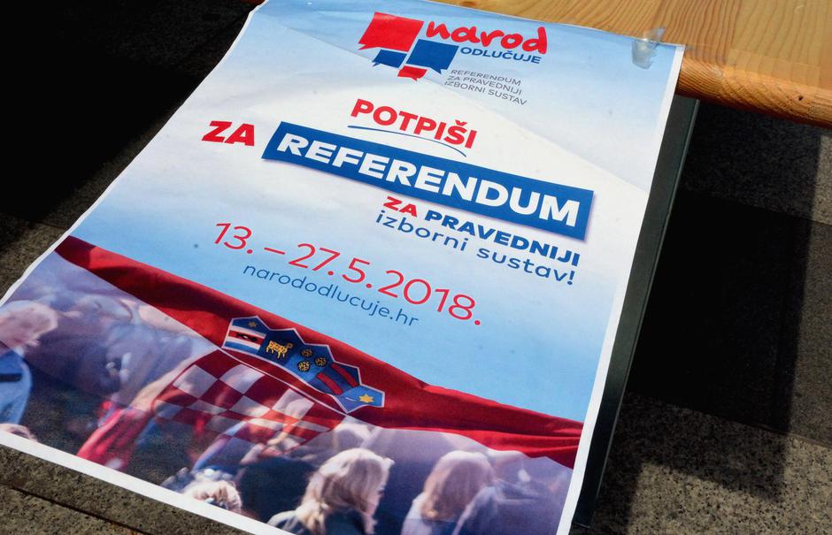 Plakat referendumske inicijative | Author: Ivica Galović/PIXSELL