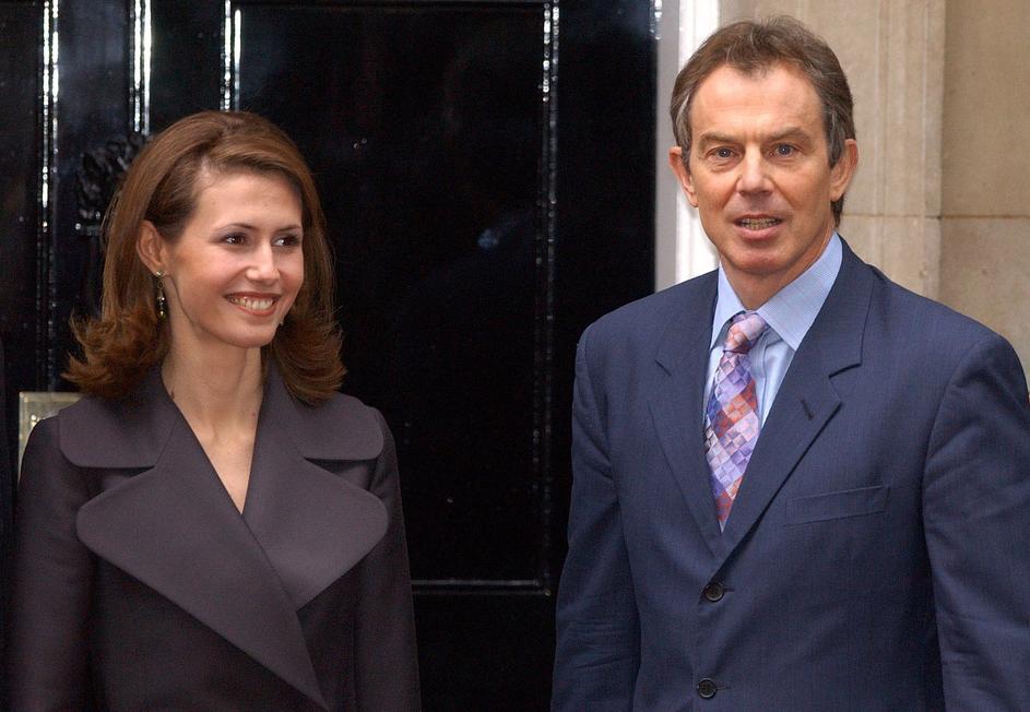 Asma al-Assad i Tony Blair