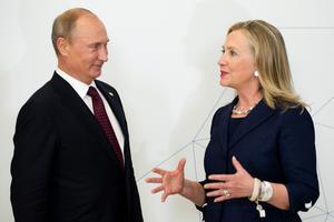 Vladimir Putin i Hillary Clinton