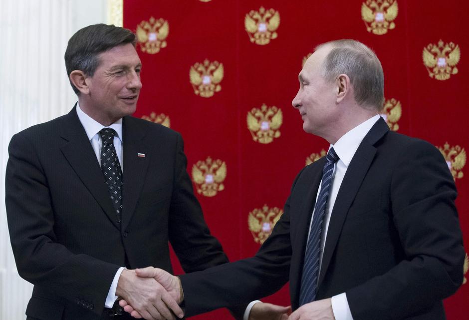Borut Pahor i Vladimir Putin | Author: pool/REUTERS/PIXSELL