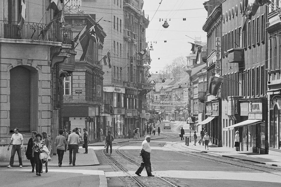 Zagreb: Odavanje počasti predsjedniku Jugoslavije Josipu Brozu Titu na godišnjicu njegove smrti, 4.5.1986. | Author: Josip Bistrovic/HISTORY JB