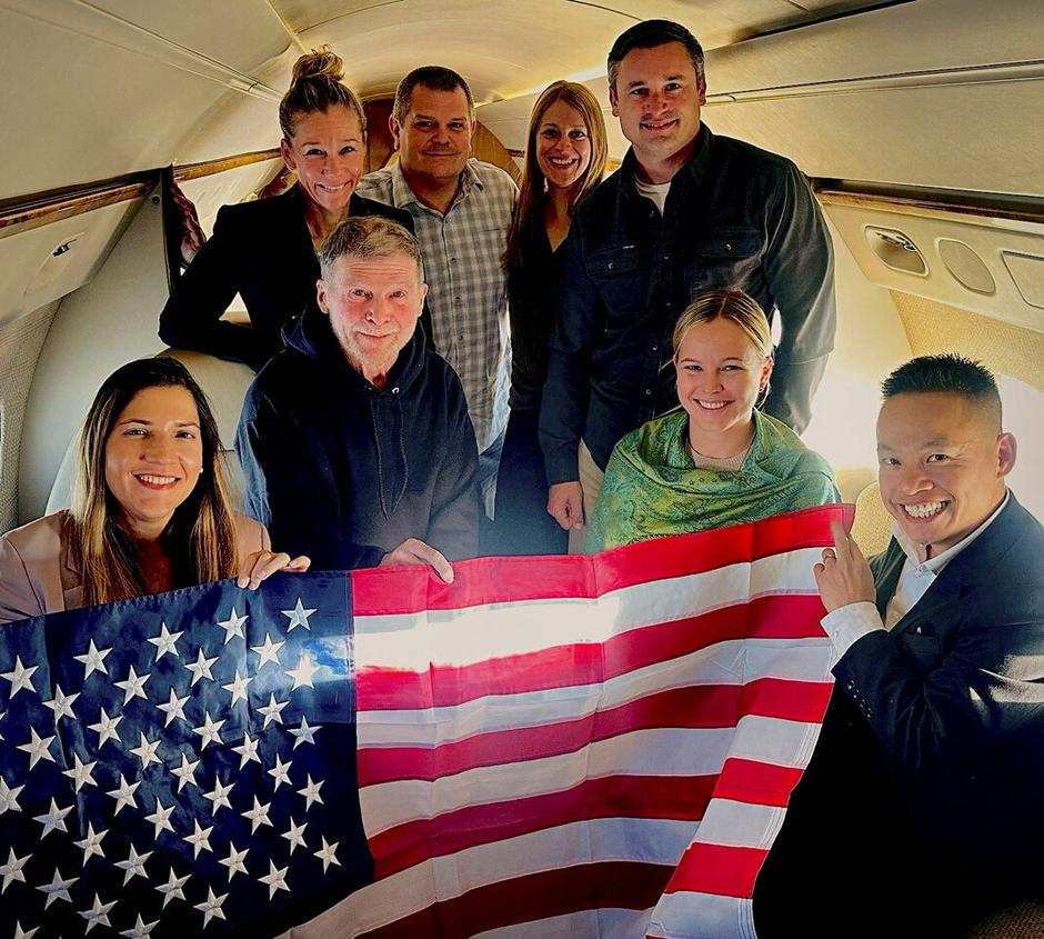 American Stephan Hubbard returns home following release from Russian custody. | Author: US Government
