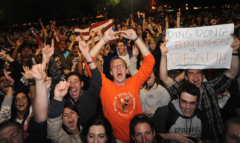 Amerikanci na ulicama slave smrt Osame Bin Ladena
