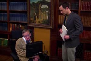 Sheldon Cooper i Stephen Hawking