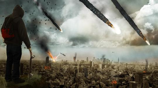 Asteroid udara u grad