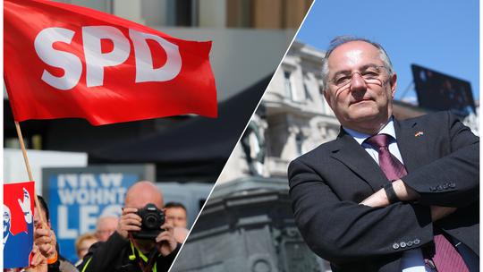 Kolaž Josip Juratović i SPD skup