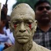India's Cockroach party supporters march on parliament in New Delhi