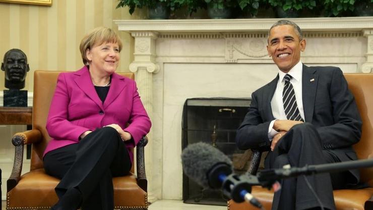 Angela Merkel i Barack Obama