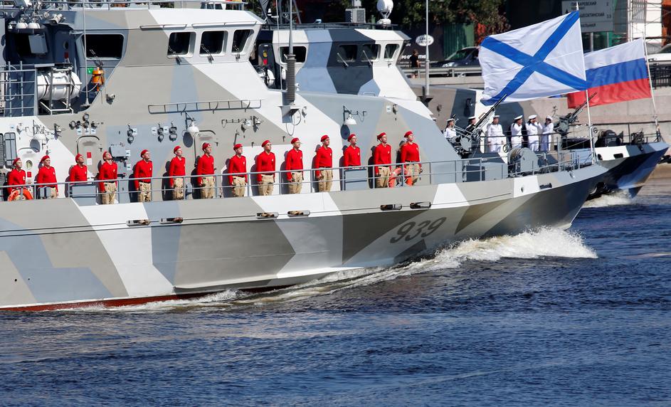 Ruska parada u sklopu obilježavanja Dana mornarice