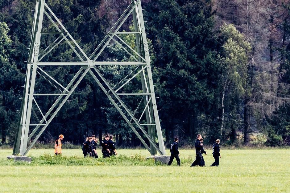 Following attacks on the power grid in southern Brandenburg | Author: Frank Hammerschmidt/DPA