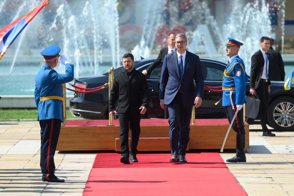 President Wolodymyr Zelenskyy visiting Belgrade / Serbia on 08.08.2026 | Author: Press Service Of The President Of Ukraine