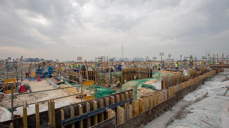 Prikaz izgradnje u Kataru