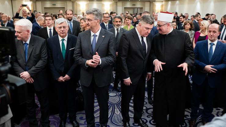 Zagreb: Zoran Milanović i Andrej Plenković na obilježavanju 110. obljetnice priznanja ravnopravnosti islama