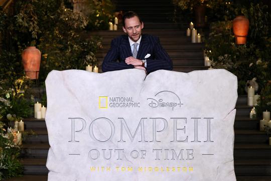 Premiere of "Pompeii: Out of Time with Tom Hiddleston" at the British Museum in London