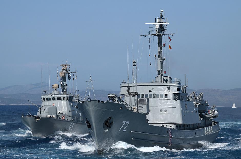 Split: Hrvatska ratna mornarica izvodi vježbu za vojni mimohod | Author: Marko Lukunic/PIXSELL