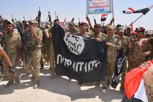 Irački vojnici slave poraz ISIL-a