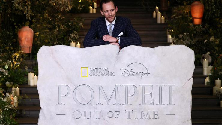 Premiere of "Pompeii: Out of Time with Tom Hiddleston" at the British Museum in London