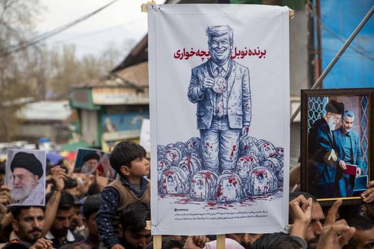 Anti US and Israel Protests on Al Quds Day in Kashmir, India - 13 Mar 2026