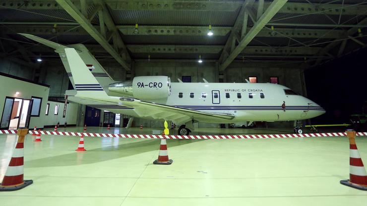 Zagreb: Zrakoplov Vlade RH  Challenger CL 604