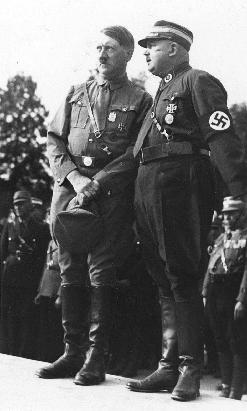 N¸rnberg, Reichsparteitag, Hitler und Rˆhm | Author: 