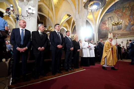 Andrej Plenković, Kolinda Grabar Kitarović, Gordan Jandroković, Josip Bozanić