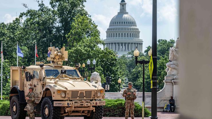 National Guard Deployed To U.S Capitol By President Trump