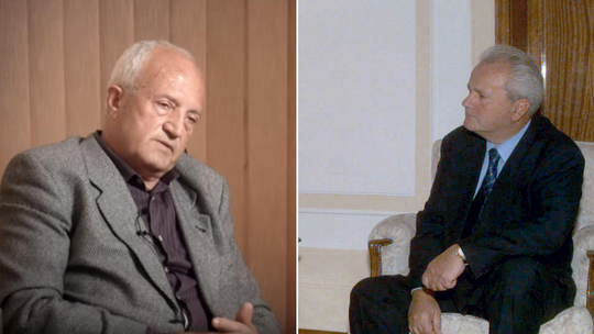 Jovan Milanović i Slobodan Milošević