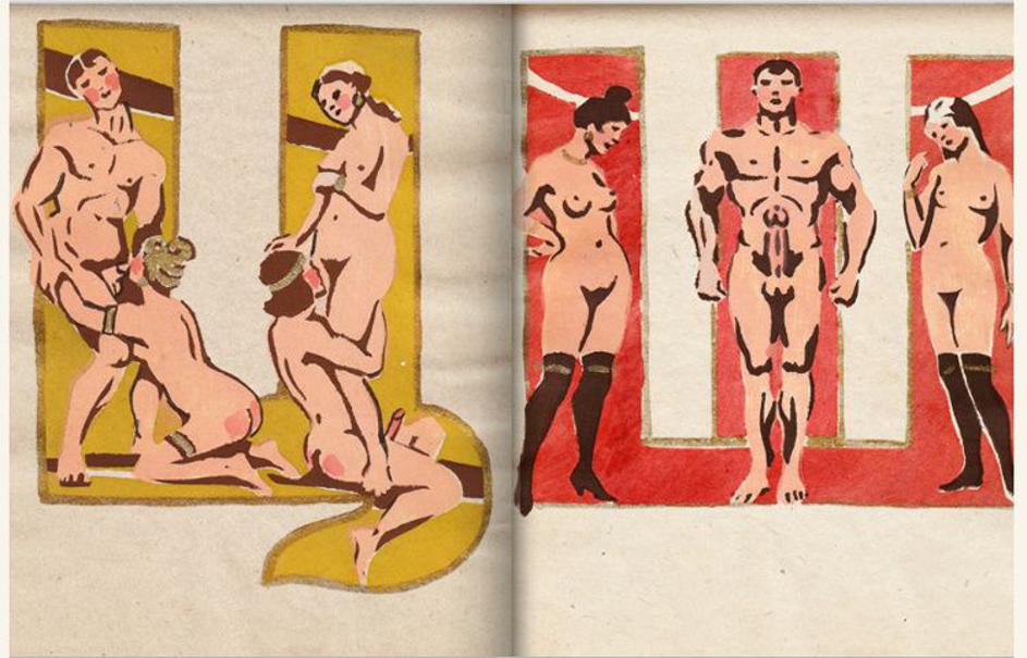 The Erotic Soviet Alphabet: Sergei Merkurov