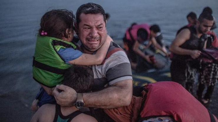 Sirijski otac s djecom