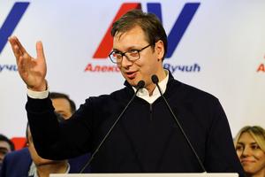 Pobjednički govor Aleksandra Vučića