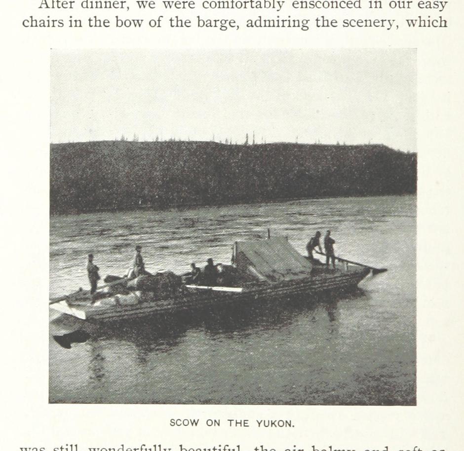This page depicts the journey of two women to the Klondike gold-fields, showing landscapes, mining operations, transportation, settlements, and daily life in Alaska. | Author: Profimedia