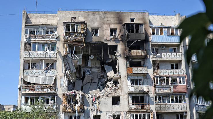 Response effort to Russian drone attack in Odesa on July 24, 2025, Ukraine - 24 Jul 2025