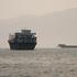 Vessels at the Strait of Hormuz, as seen from Musandam