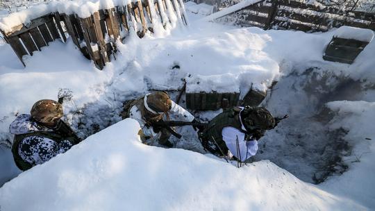 Sabotage and reconnaissance team training in Lugansk People's Republic, Russia