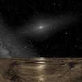 Patuljasti planet Sedna, umjetnički prikaz