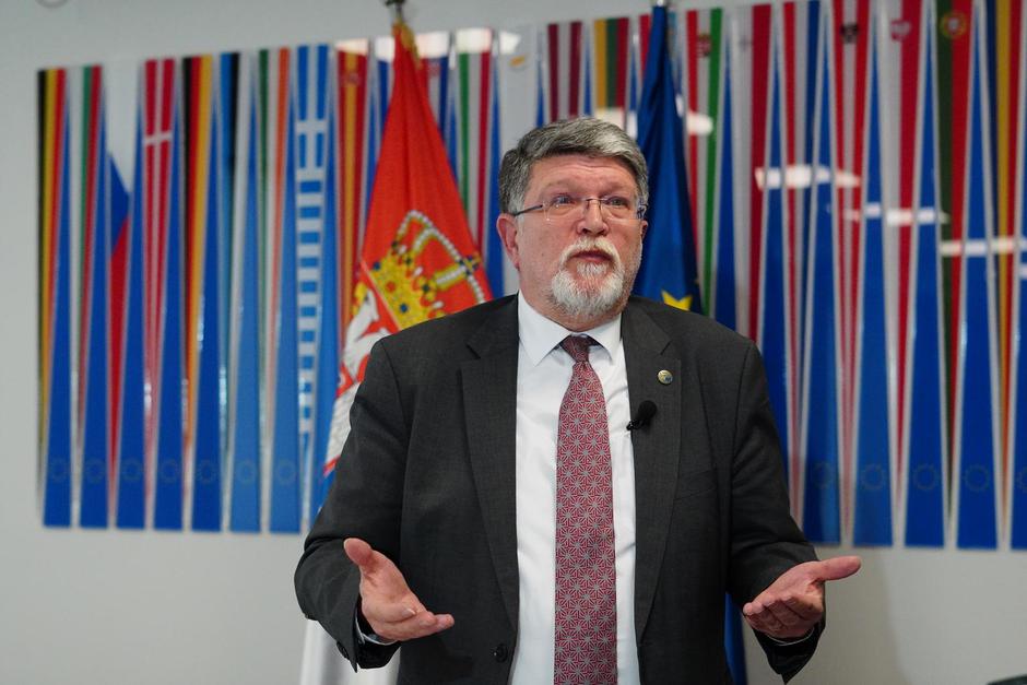 Izvjestitelj Europskog parlamenta za Srbiju Tonino Picula iskoristio je priliku za razgovor s novinarima u Beogradu na kraju svog posjeta | Author: M.M.   