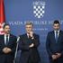 Zagreb: Predsjednik Vlade Andrej Plenković primio je hrvatsku juniorsku vaterpolsku reprezentaciju.