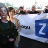 Prosvjed zbog privremenog oduzimanja koncesije televiziji Z1