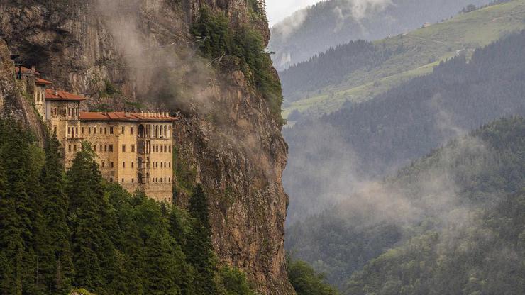 Sumela Monastery stands out with natural beauty and cultural heritage