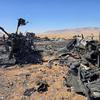 Social media image appears to show U.S. aircraft wreckage in Iran