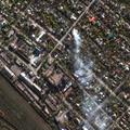 Satellite imagery of the eastern Ukrainian city of Pokrovsk