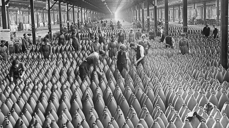 Proizvodnja bombi u tvornici Chilwell