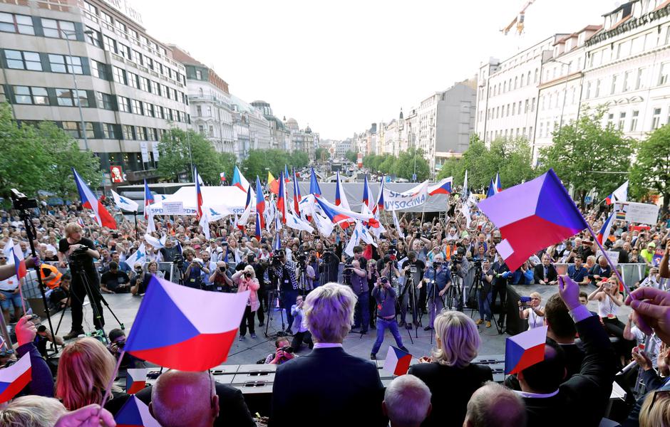 Češka - Prag - demonstracije | Author: DAVID W CERNY/REUTERS/PIXSELL