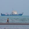 Ships and Cargo Are Anchored Off the Coast of Bandar Abbas - Iran