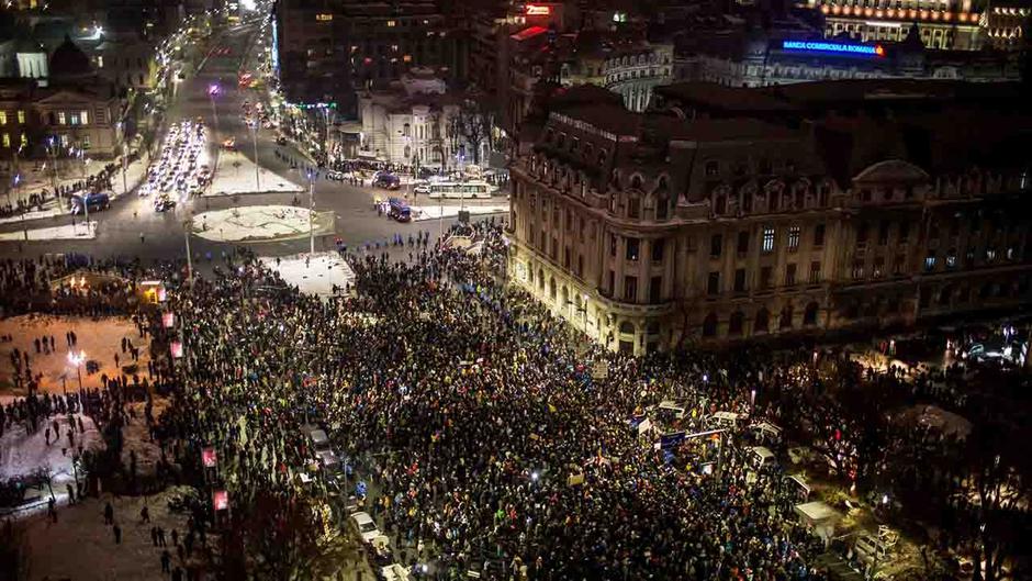 Antikorupcijski prosvjed u Bukureštu 2017. | Author: YouTube